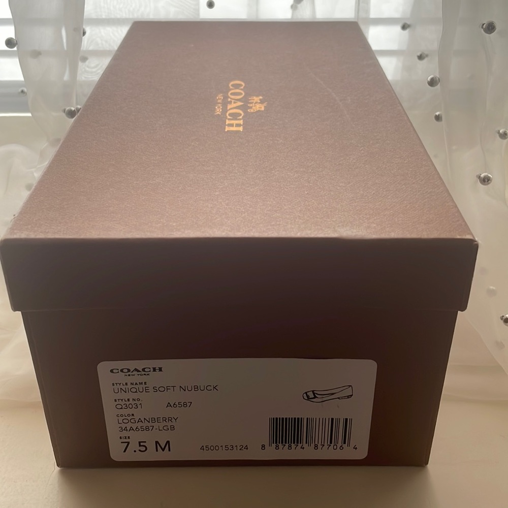 Coach Soft Nubuck shoes